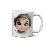 ماگ طرح پرتره کارتونی کودک