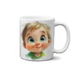ماگ طرح پرتره کارتونی کودک