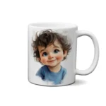 ماگ طرح پرتره کارتونی کودک