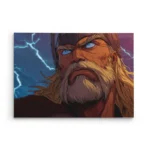 تابلو شاسی افقی طرح ثور (Thor) با چهره جدی و کلاهخود