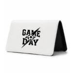 کیف پول مخمل زنانه طرح روز مسابقه (Game Day)