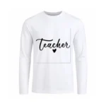 تیشرت مردانه آستین بلند طرح معلم (Teacher)