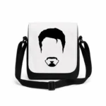 کیف دوشی پاسپورتی مردانه طرح چهره تونی استارک (مرد آهنی)