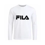 تیشرت مردانه آستین بلند طرح لوگو فیلا (FILA)