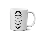 ماگ طرح دسته خفاش‌های در حال پرواز