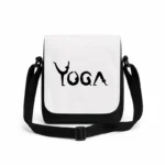 کیف دوشی پاسپورتی مردانه طرح تایپوگرافی یوگا (Yoga)