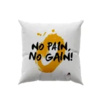کوسن طرح تایپوگرافی No Pain No Gain