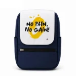 کیف کوله پشتی طرح تایپوگرافی No Pain No Gain
