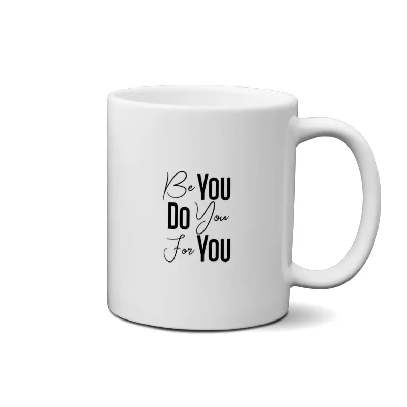 (10756) 2 ماگ طرح تایپوگرافی Be You Do You For You - تصویر 1