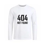 تیشرت مردانه آستین بلند طرح ارور 404 (404 Not Found)