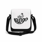 کیف دوشی پاسپورتی مردانه طرح لوگوی Coffee Lounge