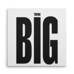 تابلو شاسی مربعی طرح تایپوگرافی Think Big
