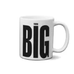 ماگ طرح تایپوگرافی Think Big