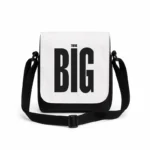 کیف دوشی پاسپورتی مردانه طرح تایپوگرافی Think Big