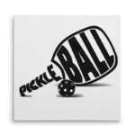 تابلو شاسی مربعی طرح لوگوی پیکل ‌بال (Pickleball)