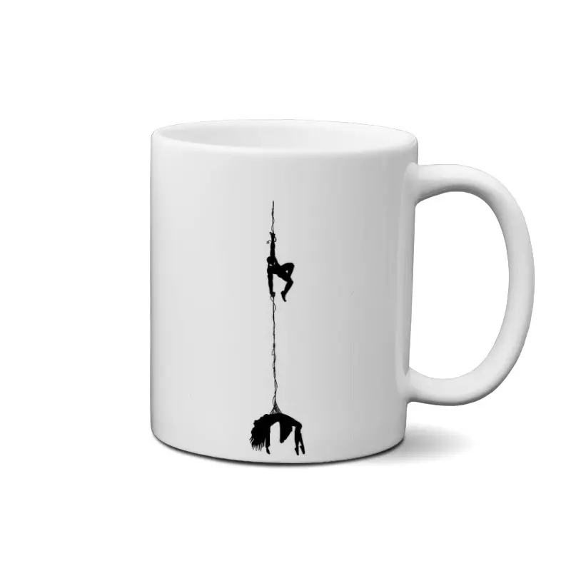 (10781) 2 ماگ طرح اسپایدرمن (مرد عنکبوتی) آویزان از تار - تصویر 1