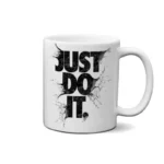 ماگ طرح شعار Just Do It (نایکی) با افکت پاشش رنگ