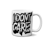 ماگ طرح تایپوگرافی من اهمیت نمیدم (I Dont Care)