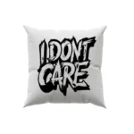 کوسن طرح تایپوگرافی من اهمیت نمیدم (I Dont Care)