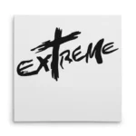 تابلو شاسی مربعی طرح تایپوگرافی اکستریم (Extreme)