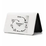 کیف پول مخمل زنانه طرح دیاگرام چرخه موفقیت (تفکر تا موفقیت)