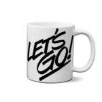 ماگ طرح تایپوگرافی بزن بریم (Let's Go)