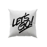 کوسن طرح تایپوگرافی بزن بریم (Let's Go)