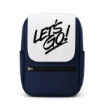 کیف کوله پشتی طرح تایپوگرافی بزن بریم (Let's Go)