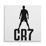 تابلو شاسی مربعی طرح شبح کریستیانو رونالدو (CR7)