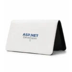 کیف پول مخمل زنانه طرح لوگوتایپ توسعه‌دهنده ASP.NET با آیکون برنامه ‌نویس