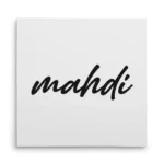 تابلو شاسی مربعی طرح  مهدی (mahdi)
