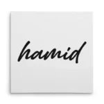 تابلو شاسی مربعی طرح  حمید (hamid)
