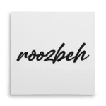 تابلو شاسی مربعی طرح  روزبه (roozbeh)
