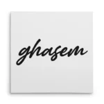 تابلو شاسی مربعی طرح  قاسم (ghasem)