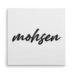 تابلو شاسی مربعی طرح  محسن (mohsen)