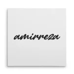 تابلو شاسی مربعی طرح  امیررضا (amirreza)