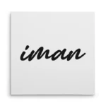 تابلو شاسی مربعی طرح  ایمان (iman)