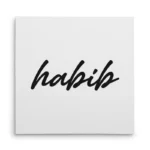 تابلو شاسی مربعی طرح  حبیب (habib)