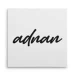 تابلو شاسی مربعی طرح  عدنان (adnan)
