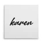 تابلو شاسی مربعی طرح  کارن (karen)