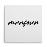 تابلو شاسی مربعی طرح  منصور (mansour)