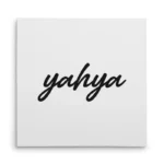 تابلو شاسی مربعی طرح  یحیی (yahya)