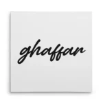 تابلو شاسی مربعی طرح  غفار (ghaffar)