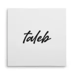 تابلو شاسی مربعی طرح  طالب (taleb)