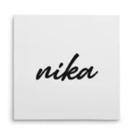 تابلو شاسی مربعی طرح  نیکا (nika)