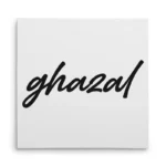 تابلو شاسی مربعی طرح  غزل (ghazal)
