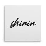 تابلو شاسی مربعی طرح  شیرین (shirin)