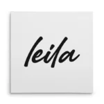 تابلو شاسی مربعی طرح  لیلا (leila)