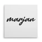 تابلو شاسی مربعی طرح  مرجان (marjan)