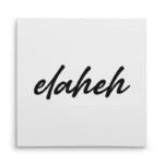 تابلو شاسی مربعی طرح  الهه (elaheh)